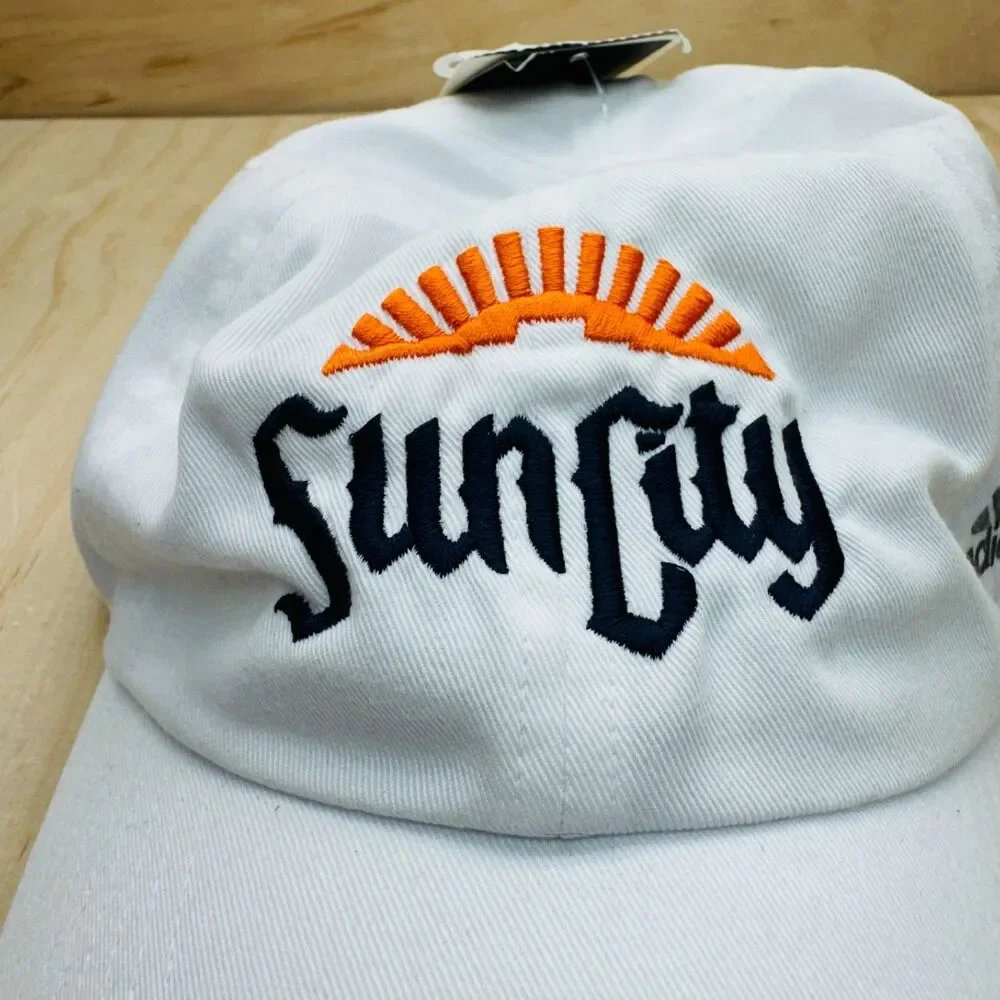 NEW UTEP Miners Adidas Sun City Unstructured Slouch Cap Hat Adjustable White